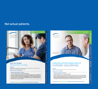Illustrations of dosing and administration guides