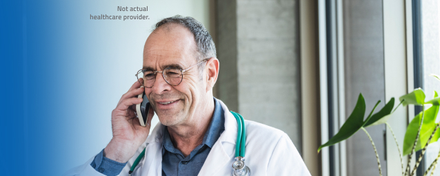 Image of individual dressed as a doctor (not actual healthcare provider)